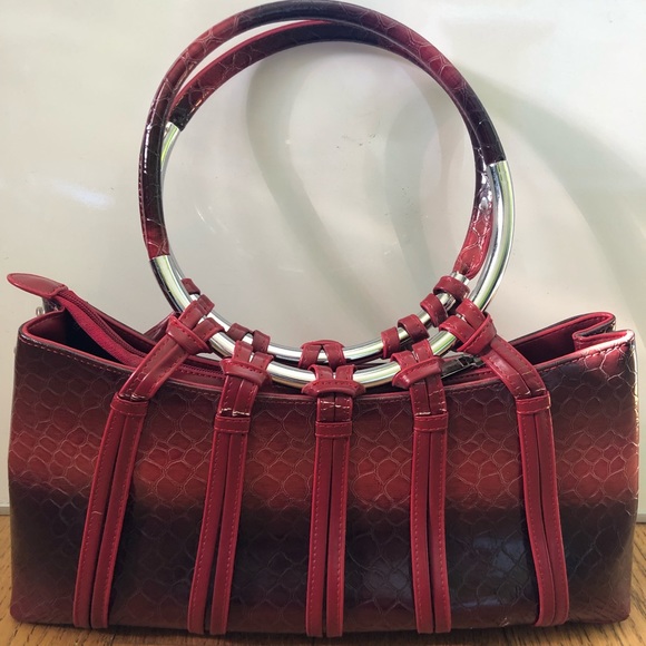 Vittorio Bags Vittorio Handbag Red Leather Poshmark
